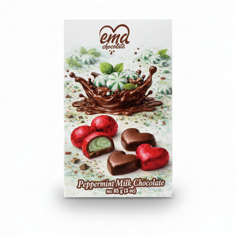 Premium Peppermint Cream-Filled Milk Chocolate Bar