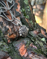 Sterling Silver Double-Headed Lion Necklace - Power & Protection