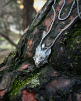 Sterling Silver Fox Pendant Necklace - Wisdom & Intuition Charm
