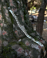 Handcrafted Sterling Silver Box Chain Bracelet - Polished Elegance