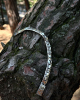 Handcrafted Sterling Silver Box Chain Bracelet - Polished Elegance