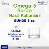 Algae Omega-3 Syrup - Brain & Heart Health Support - Vegan Liquid
