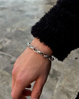 Sterling Silver Oval Link Paperclip Bracelet - Modern Statement