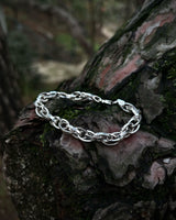 Sterling Silver Oval Link Paperclip Bracelet - Modern Statement