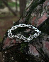 Sterling Silver Oval Link Paperclip Bracelet - Modern Statement