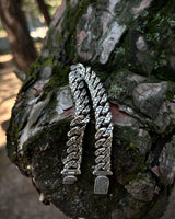 Sterling Silver Woven Chain Bracelet - Byzantine Armor Design