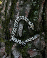 Sterling Silver Woven Chain Bracelet - Byzantine Armor Design