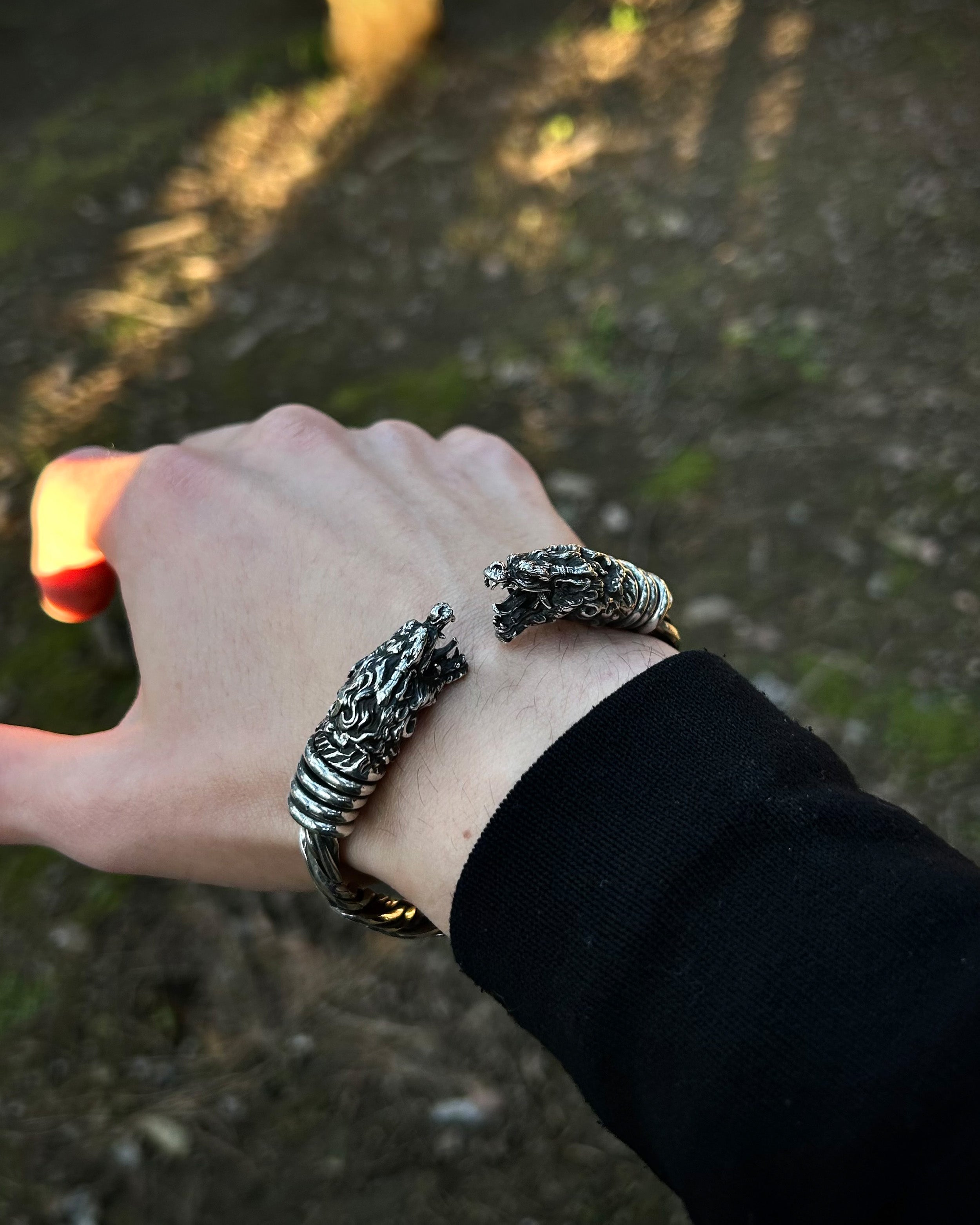 Sterlingsølv Armbånd - Justerbar Game of Thrones Drage