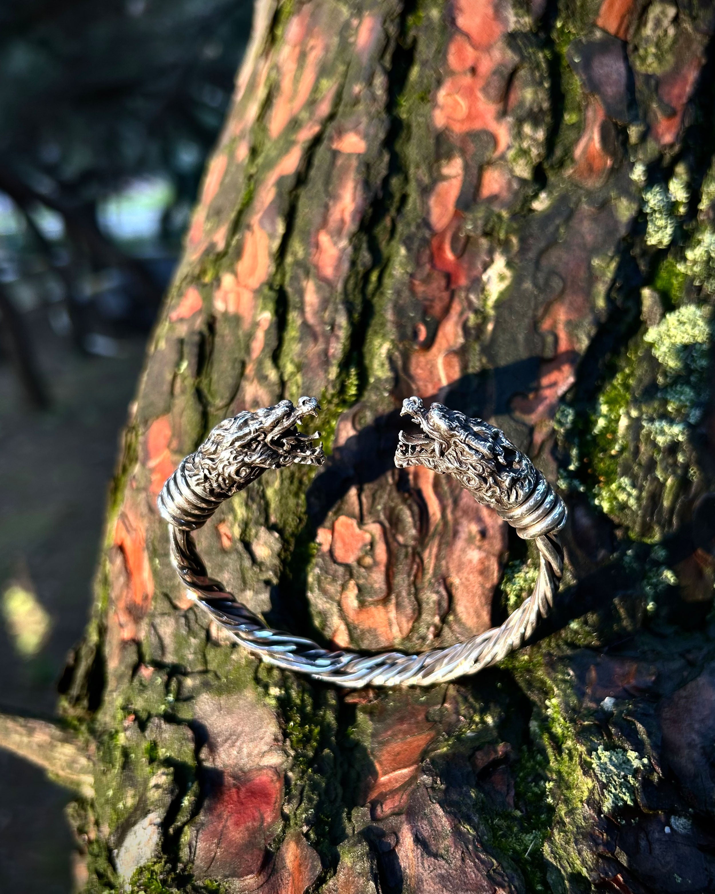 Sterlingsølv Armbånd - Justerbar Game of Thrones Drage