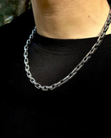925 Sterling Silver Necklace - Handcrafted Bold Link Chain