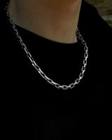 925 Sterling Silver Necklace - Handcrafted Bold Link Chain