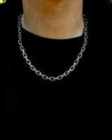 925 Sterling Silver Necklace - Handcrafted Bold Link Chain