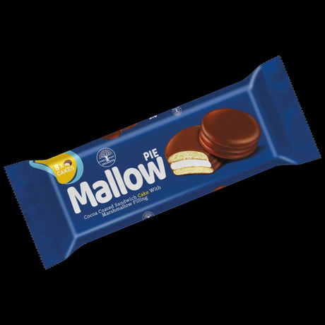 Unique Sweet Delights Mallow Pie Cocoa Coated Sandwich Cake with Marshmallow Filling - 8 Pack - 6.49 oz (184g)