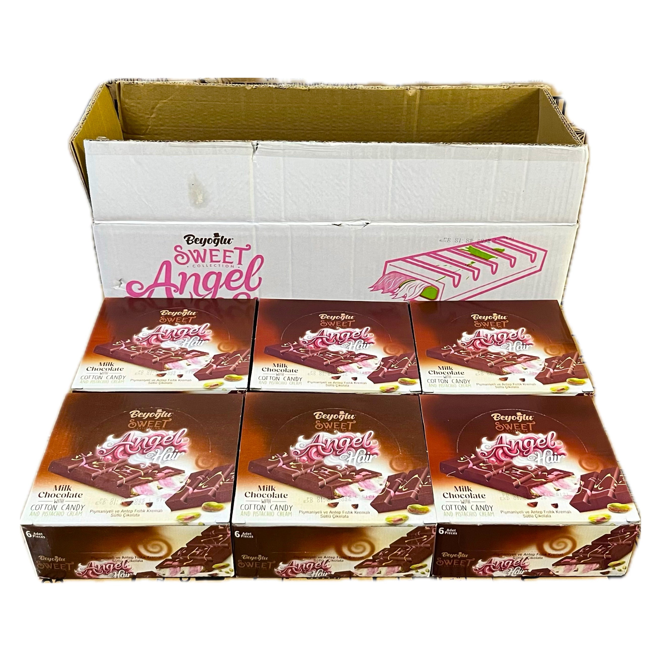 Beyoglu | Angel Hair Milky Chocolate with Cotton Candy and Pistachio Cream - 170gr