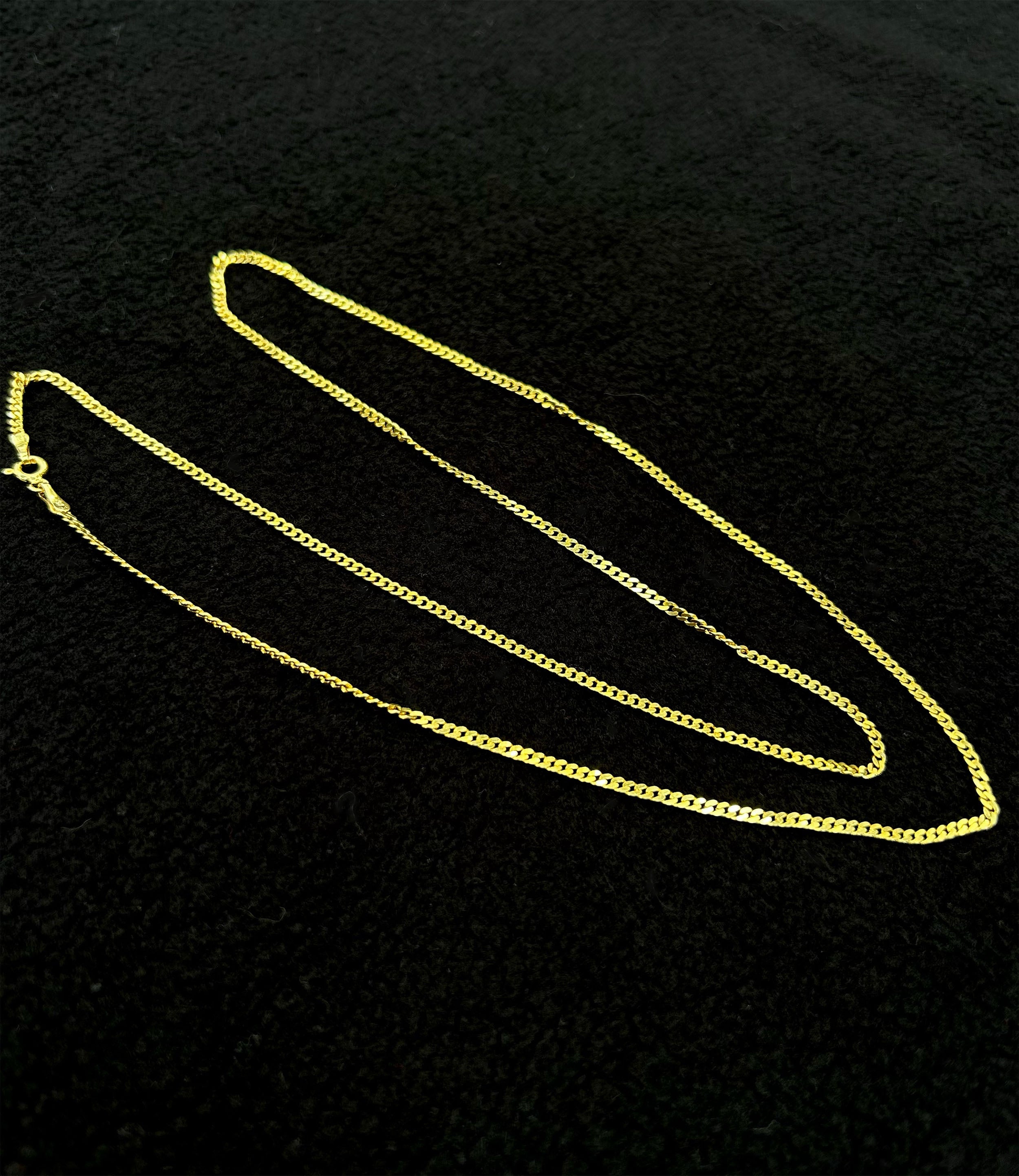 Sterling Silver Micro Cuban Link Chain - Minimalist Style