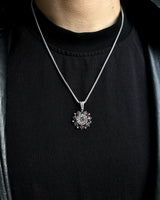 925 Sterlingsilber Anhänger Halskette mit Siegel des Salomon Stern - Mystischer Talisman