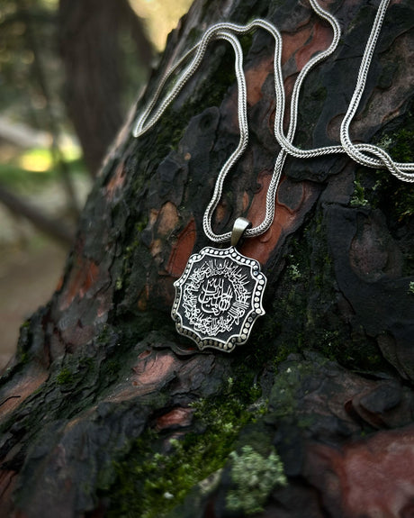 Sterling Silver Spiritual Guidance Pendant Necklace - Timeless Design