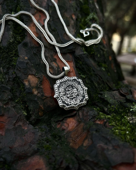 Sterling Silver Spiritual Guidance Pendant Necklace - Timeless Design
