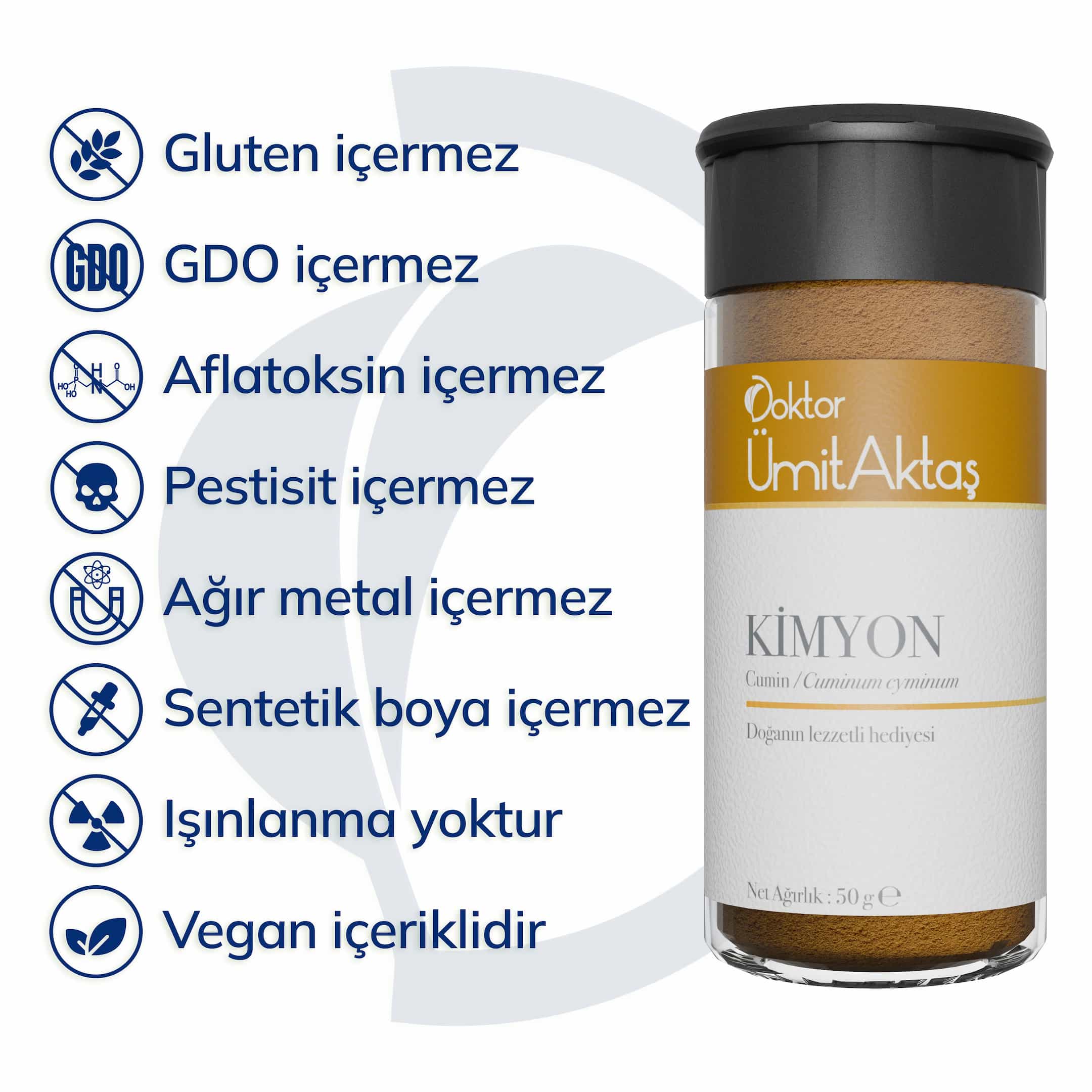 Cumin (Cuminum Cyminum) - Épice fraîchement moulue pure, non irradiée