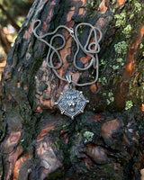 Sterling Silver Lion Medallion Pendant Necklace - Bold Statement