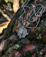 Sterling Silver Lion Medallion Pendant Necklace - Bold Statement
