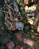 Sterling Silver Lion Medallion Pendant Necklace - Bold Statement