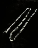 925 Sterling Zilveren Curb Ketting - Oudgrieks Meander Ontwerp