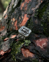 Sterling Silver Double Eagle Ring - Symbol of Leadership