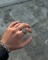 Sterling Silver Double Eagle Ring - Symbol of Leadership