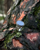 Minimalist Black Onyx Ring - 925 Sterling Silver for Modern Style