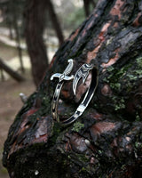 Adjustable 925 Sterling Silver Sword Bracelet - Modern Strength
