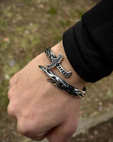 Heren Armband van Sterling Zilver met Zwaard - Verstelbaar, Symbool van Kracht