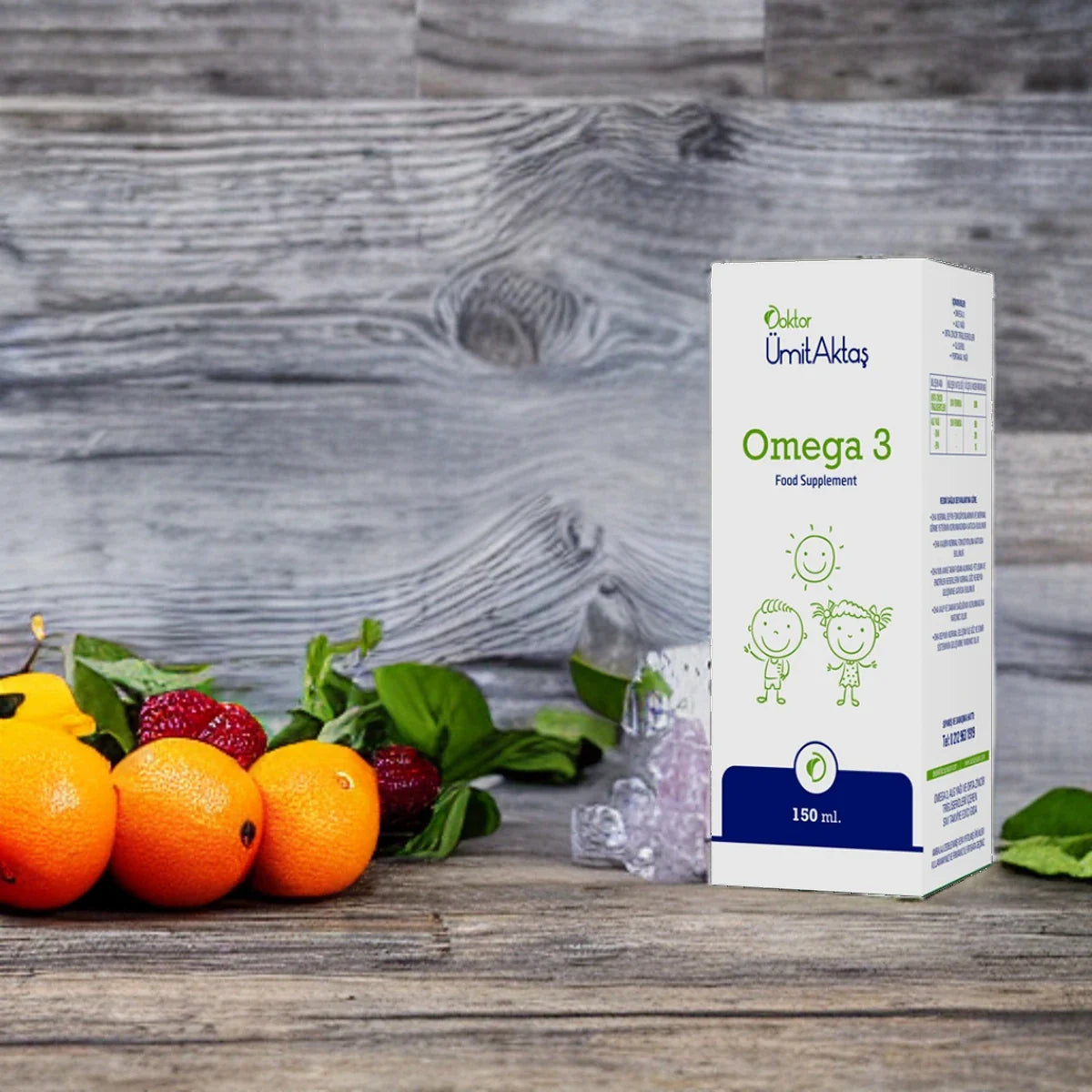 Algae Omega-3 Syrup - Brain & Heart Health Support - Vegan Liquid