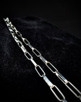 Sterling Silver Paperclip Chain Necklace - Modern Statement