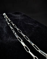 Sterling Silver Paperclip Chain Necklace - Modern Statement