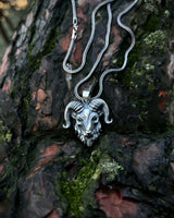 Handcrafted 925 Sterling Silver Aries Pendant - Powerful Zodiac Design