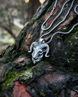 Colgante Aries de Plata Esterlina 925 Hecho a Mano - Diseño Zodiacal Poderoso