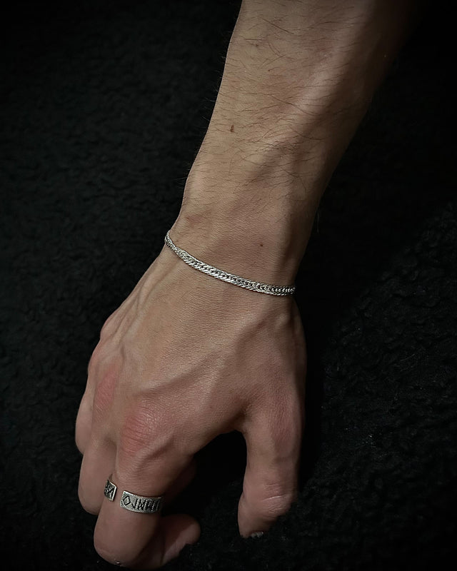 925 Sterling Silver Chain Bracelet - Minimalist Style