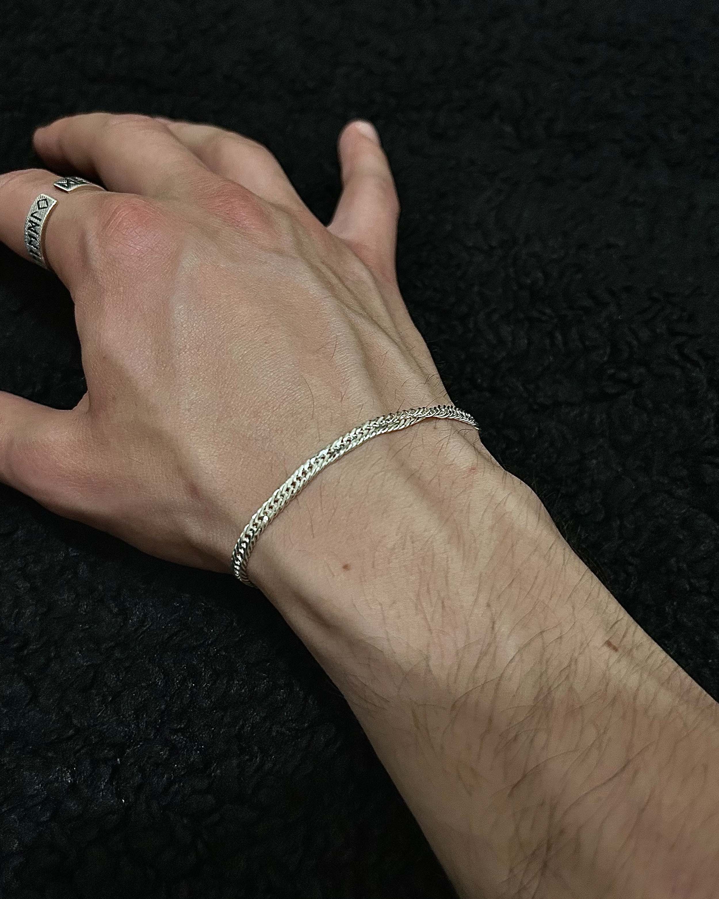 925 Sterling Silver Chain Bracelet - Minimalist Style