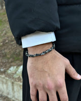 Sterling Silver Thorn Wire Gothic Bracelet - Adjustable