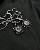 925 Sterlingsilber Anhänger Halskette mit Siegel des Salomon Stern - Mystischer Talisman