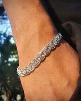 925 Sterling Silver Chunky Paperclip Chain Bracelet - Statement