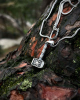 Collana Mjolnir in Argento Sterling 925 - Simbolo di Forza e Coraggio