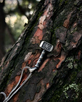 Collana Mjolnir in Argento Sterling 925 - Simbolo di Forza e Coraggio
