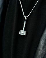 Collana Mjolnir in Argento Sterling 925 - Simbolo di Forza e Coraggio