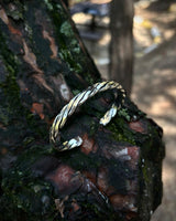 925 Sterling Silver Twisted Bracelet - Adjustable Elegance