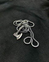 Collier Hache Viking en Argent Sterling - Pendentif Esprit Guerrier