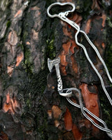 Collier Hache Viking en Argent Sterling - Pendentif Esprit Guerrier