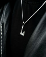 Collier Hache Viking en Argent Sterling - Pendentif Esprit Guerrier