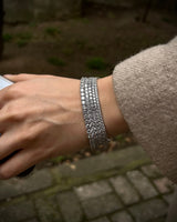 Rhodium Plated Sterling Silver Tennis Bracelet - Elegant & Sparkling